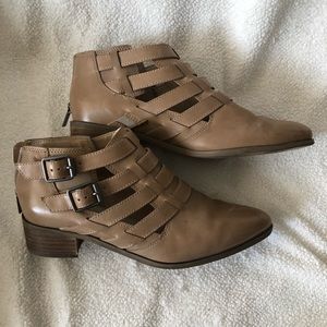 Clarks leather booties
